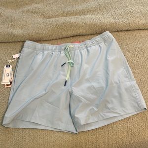Never before worn Southern Tide Solid Swim Trunks in a large